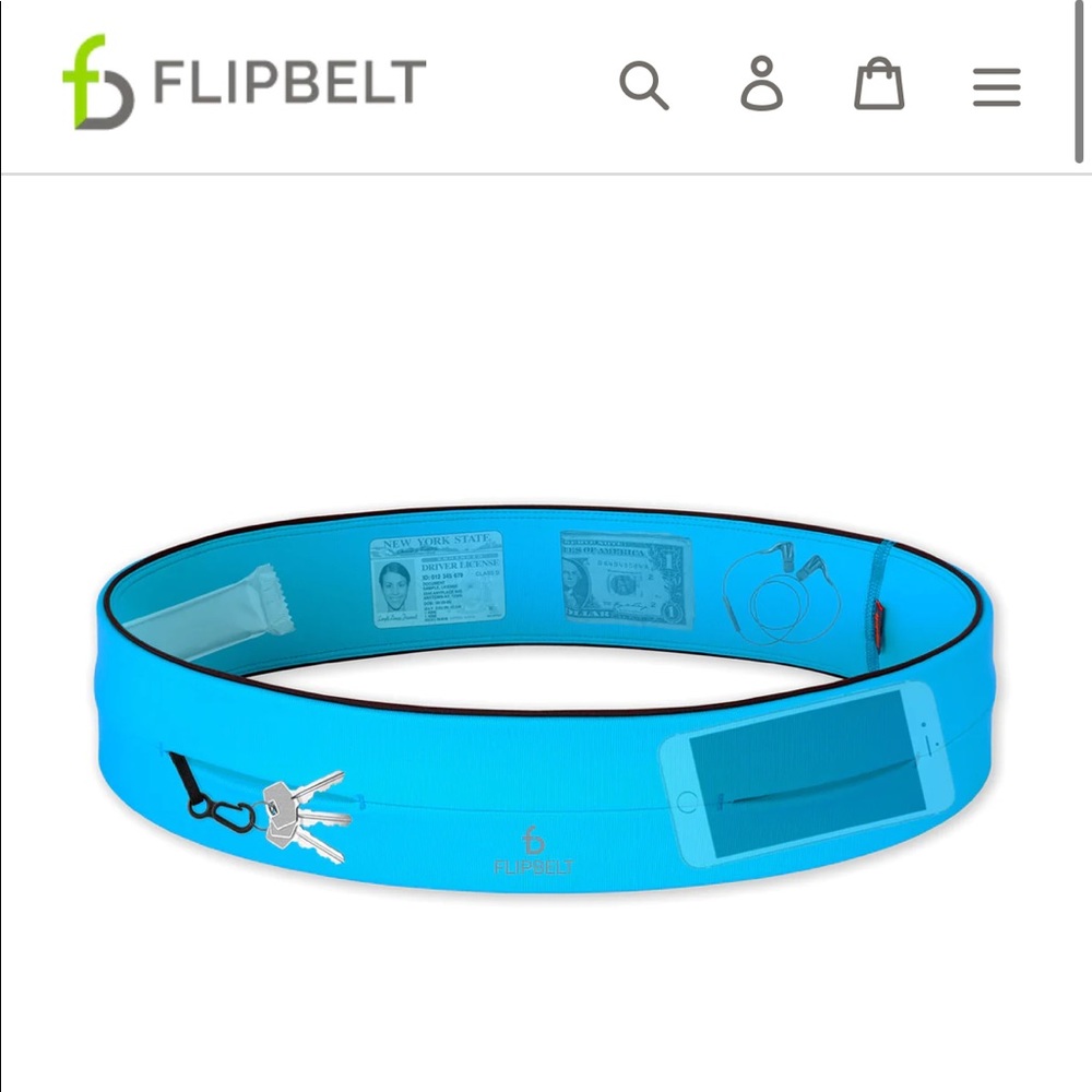 Aqua classic Flipbelt running belt - size large